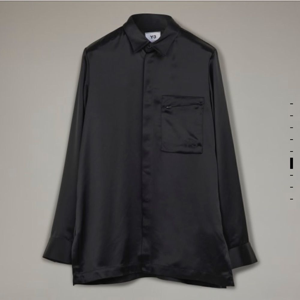 Y-3 CLASSIC TECH SILK UTILITY SHIRT